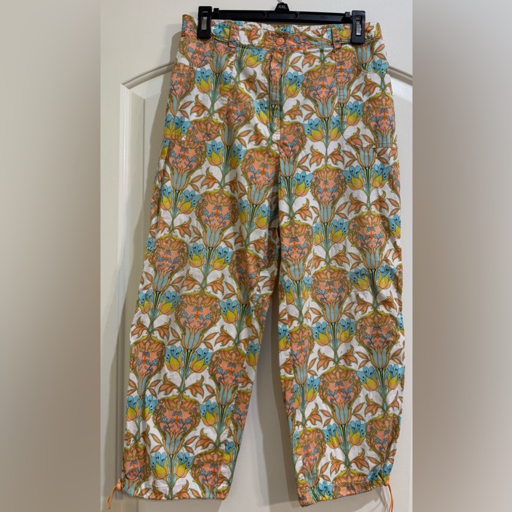 Selene Sport Floral Patterned Women’s Pants with Drawstring